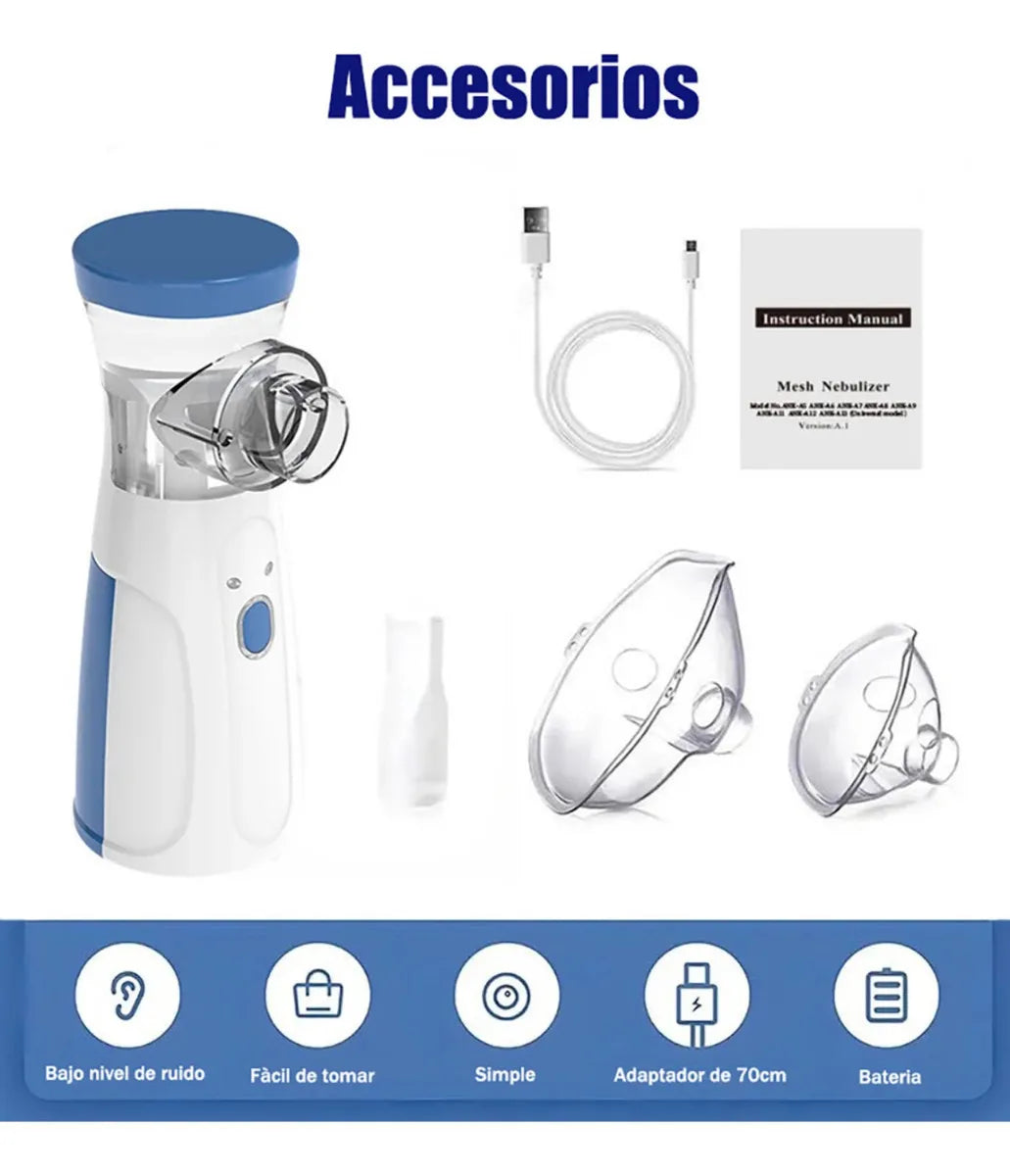 Nebulizador Portátil Niños y Adultos